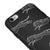 iPhone 6S Çita Adımı Telefon Kılıfı - Renkli Silikon - Siyah