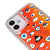 iPhone 12 Evil Eye Telefon Kılıfı - Neon - Turuncu