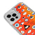 iPhone 12 Pro Evil Eye Telefon Kılıfı - Neon - Turuncu