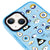 iPhone 14 Plus Evil Eye Telefon Kılıfı - Artycase - Azure