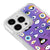iPhone 15 Pro Evil Eye Telefon Kılıfı - Neon - Violet