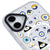 iPhone 16 Evil Eye Telefon Kılıfı - Magsafeli Artycase - Beyaz