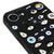 iPhone 16e Evil Eye Telefon Kılıfı - Renkli Silikon - Siyah