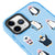 iPhone 11 Pro Penguen Halleri Telefon Kılıfı - Artycase - Azure