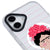 iPhone 16 Frida Kahlo Portre Telefon Kılıfı - Magsafeli Artycase - Beyaz