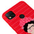 Xiaomi Redmi 9c Frida Kahlo Portre Telefon Kılıfı - Renkli Silikon - Kırmızı