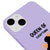 iPhone 14 Queen Of Everythıng Telefon Kılıfı - Renkli Silikon - Lila