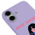 iPhone 16 Never Enough Telefon Kılıfı - Renkli Silikon - Lila