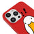 iPhone 14 Pro Max Duck What Telefon Kılıfı - Renkli Silikon - Kırmızı