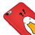 iPhone 6 Plus Duck What Telefon Kılıfı - Renkli Silikon - Kırmızı