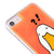 iPhone 8 Duck What Telefon Kılıfı - Neon - Turuncu