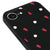 iPhone 16e Daisy Strawberry Telefon Kılıfı - Renkli Silikon - Siyah