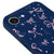 iPhone 16e Ribbon Stars Telefon Kılıfı - Renkli Silikon - Lacivert