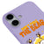 iPhone 16 Dont Poke Telefon Kılıfı - Renkli Silikon - Lila