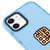 iPhone 12 Mini Waffle Hashtag Telefon Kılıfı - Artycase - Azure
