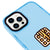 iPhone 12 Pro Max Waffle Hashtag Telefon Kılıfı - Artycase - Azure