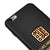 iPhone 6 PLus Waffle Hashtag Telefon Kılıfı - Renkli Silikon - Siyah