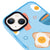 iPhone 14 Plus Sandwich Egg Telefon Kılıfı - Artycase - Azure