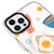 iPhone 16 Pro Max Sandwich Egg Telefon Kılıfı - Magsafeli Artycase - Beyaz