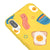 Huawei Y6 Pro 2019 Sandwich Egg Telefon Kılıfı - Renkli Silikon - Sarı