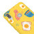 Huawei Y7 2019 Sandwich Egg Telefon Kılıfı - Renkli Silikon - Sarı
