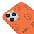 iPhone 11 Pro Poker Face Telefon Kılıfı - Renkli Silikon - Turuncu