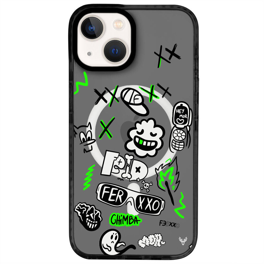 MagsafeliArtycaseCoolBlack