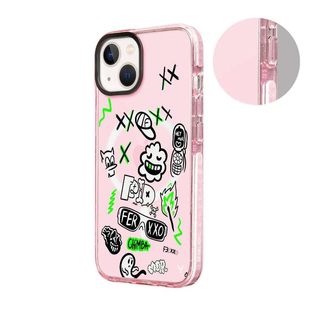 MagsafeliArtycaseSimliPembe