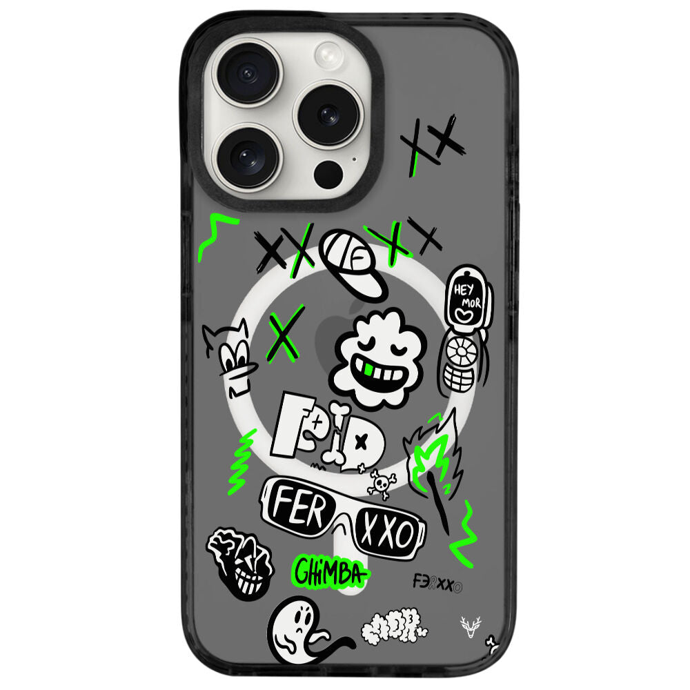 MagsafeliArtycaseCoolBlack