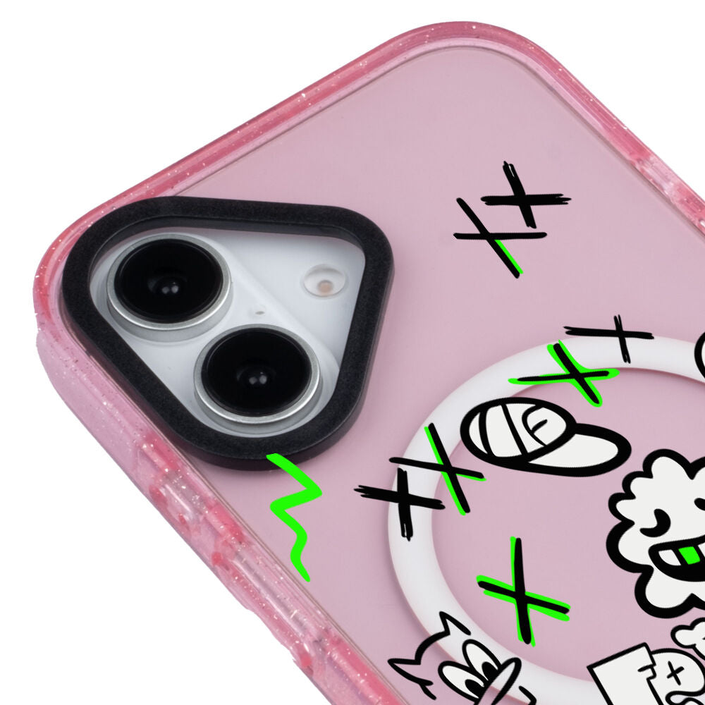 MagsafeliArtycaseSimliPembe