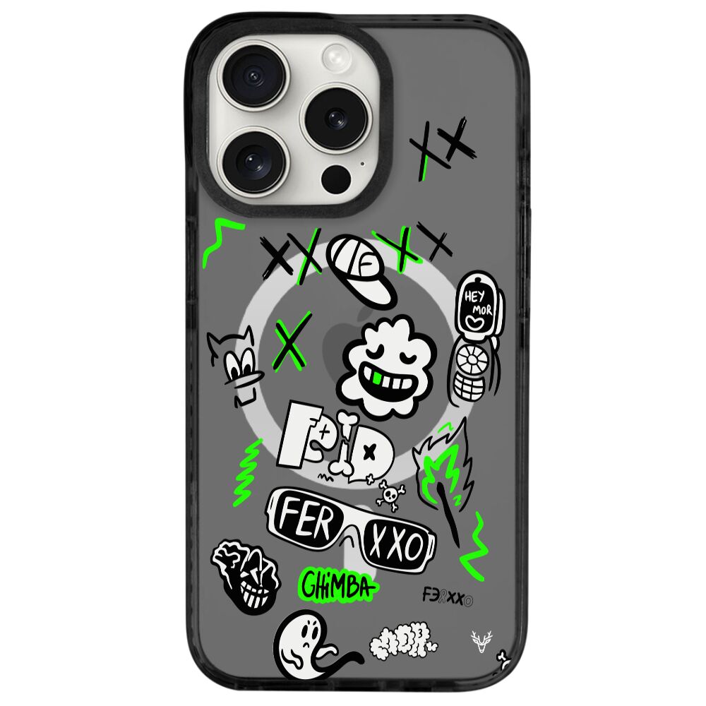 MagsafeliArtycaseCoolBlack