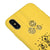 iPhone XS Party Skeleton Telefon Kılıfı - Renkli Silikon - Sarı