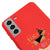Samsung S21 Plus Trick Or Treat Telefon Kılıfı - Renkli Silikon - Kırmızı