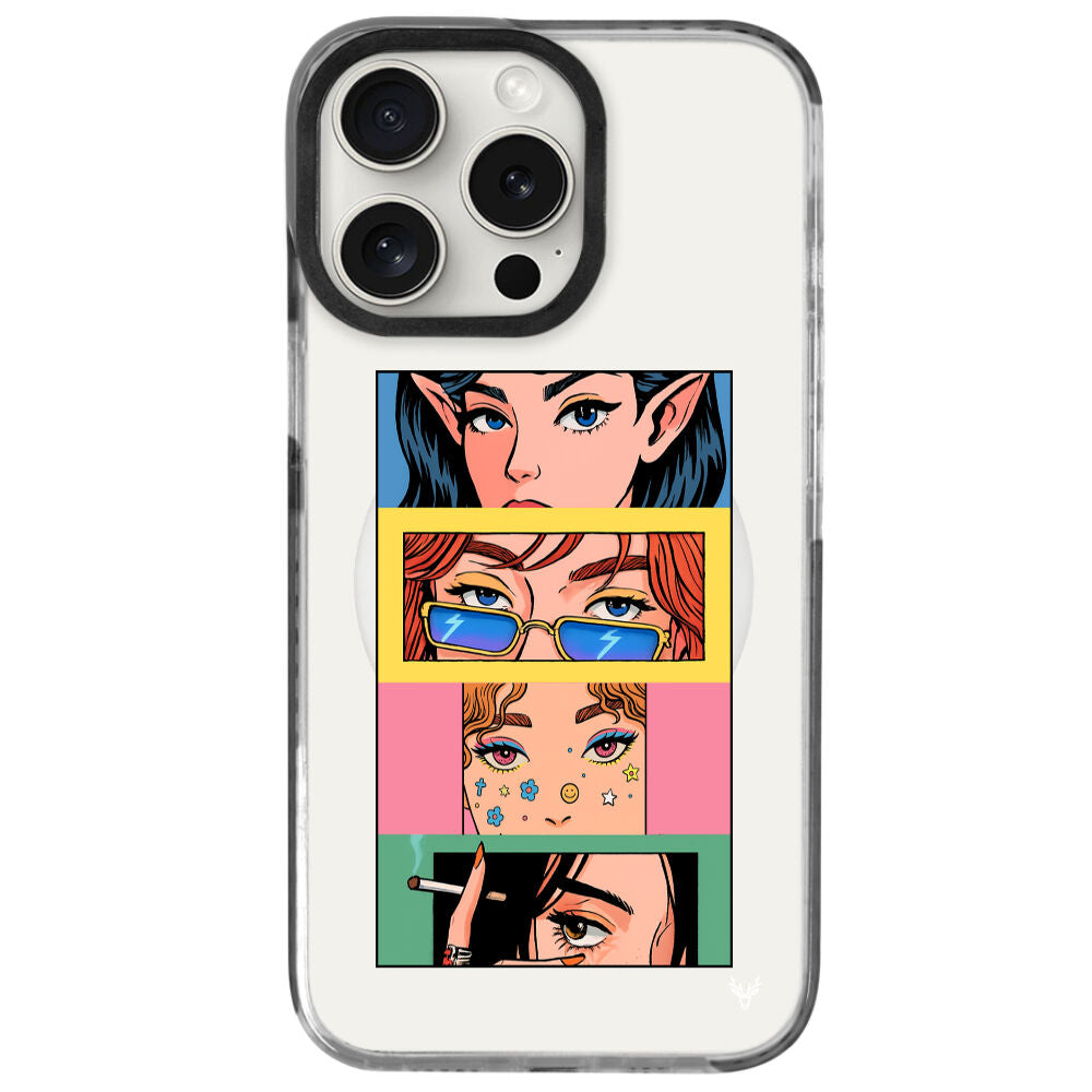 MagsafeliArtycaseSiyah