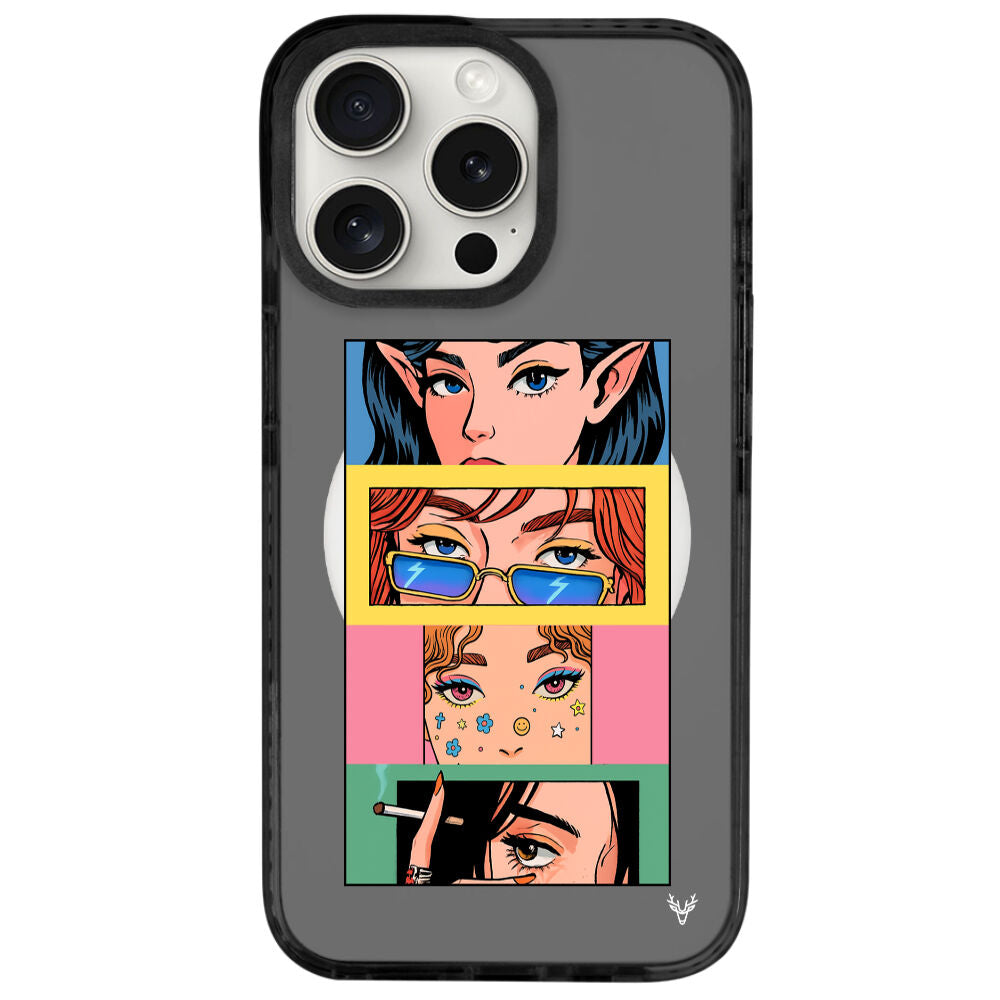 MagsafeliArtycaseCoolBlack