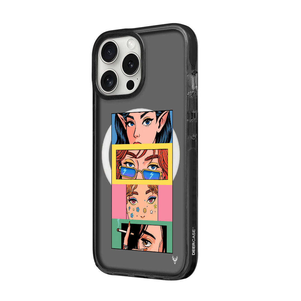 MagsafeliArtycaseCoolBlack