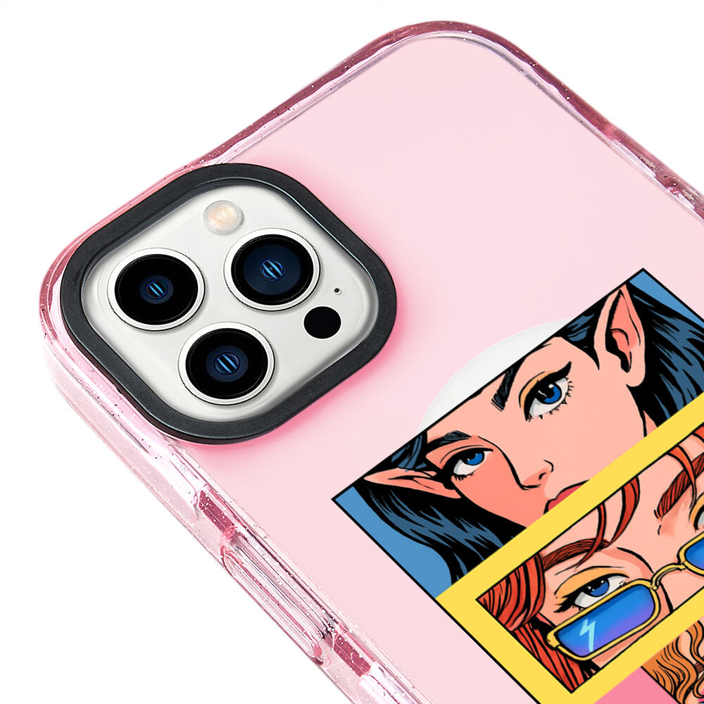 MagsafeliArtycaseSimliPembe