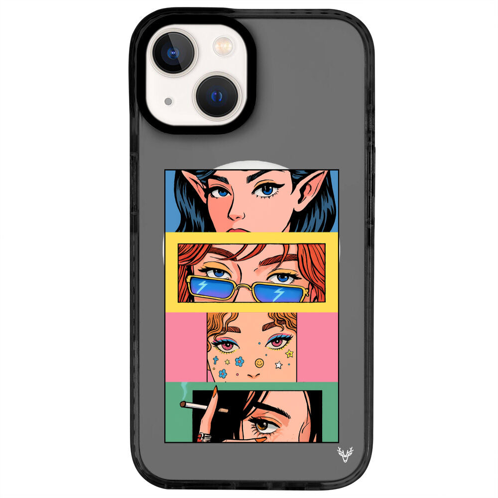 MagsafeliArtycaseCoolBlack