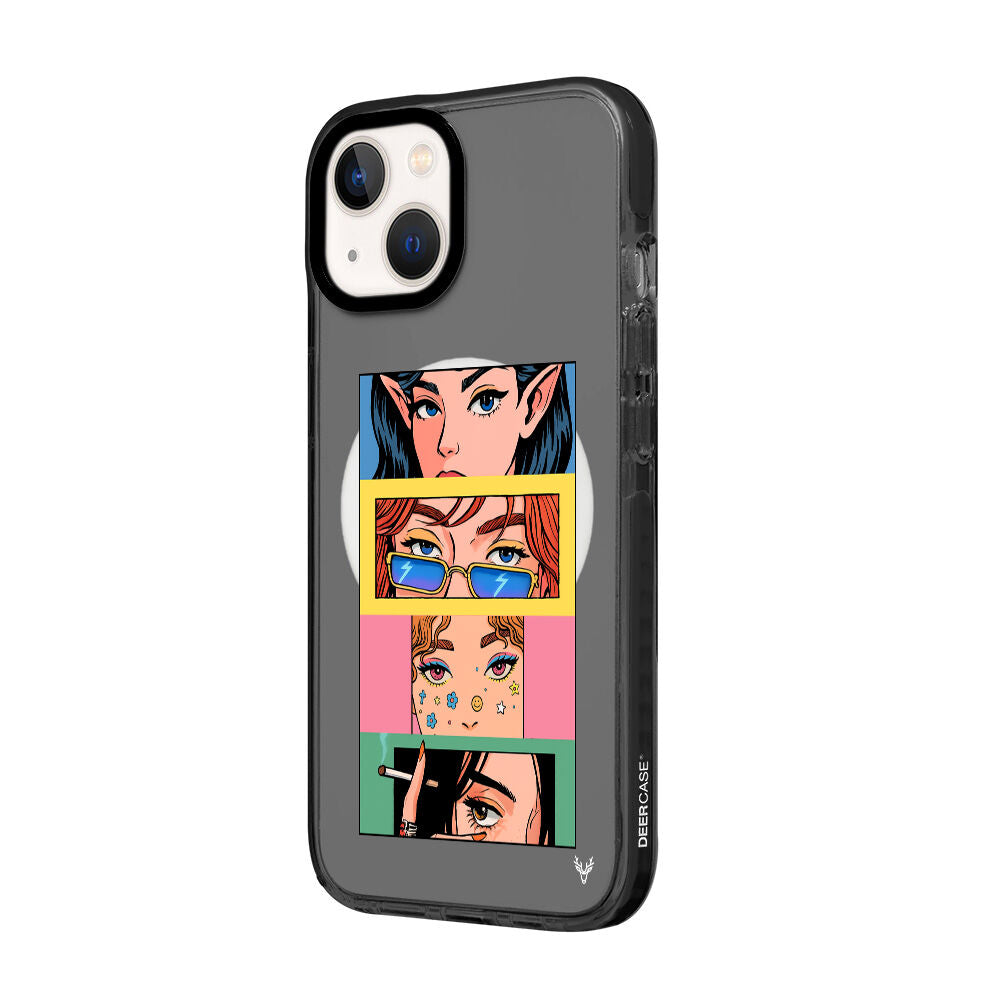 MagsafeliArtycaseCoolBlack