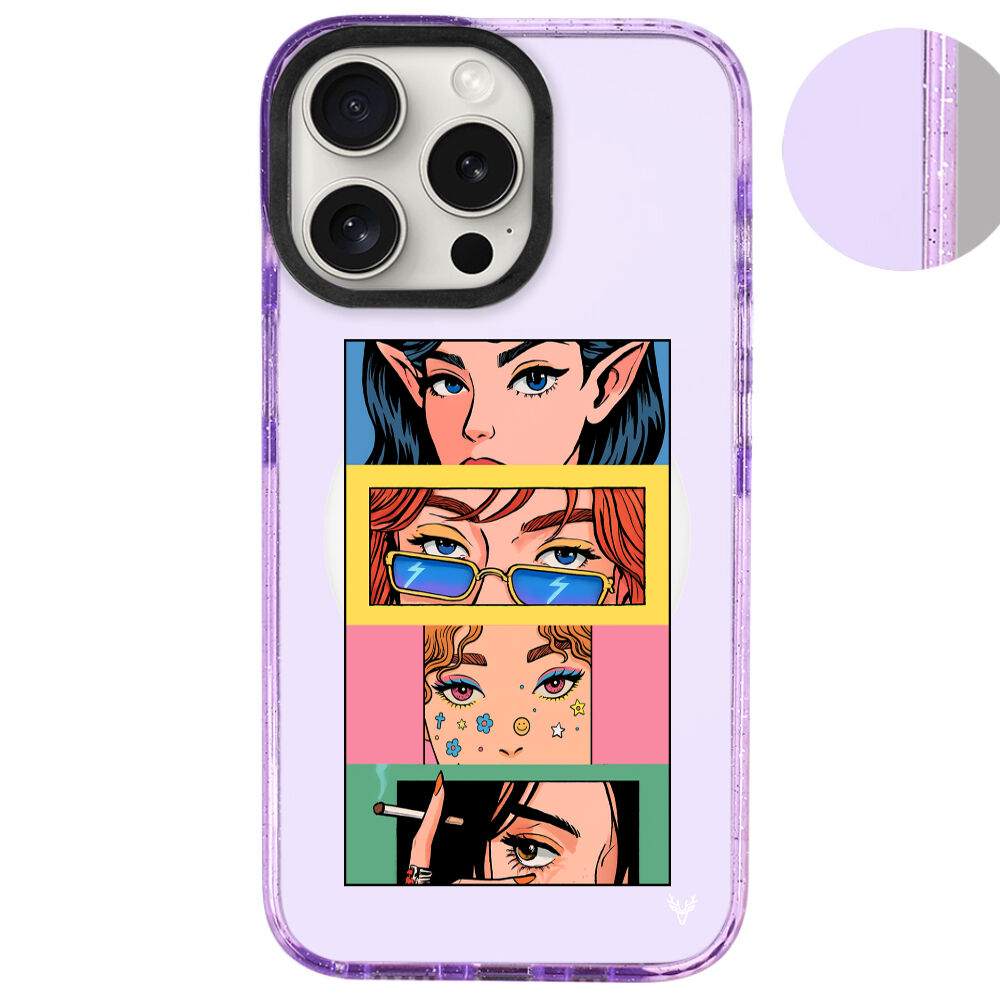 MagsafeliArtycaseSimliMor