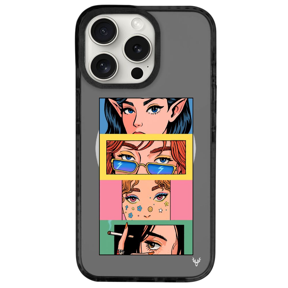 MagsafeliArtycaseCoolBlack