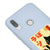 Huawei P Smart 2019 Black Cat Smile Telefon Kılıfı - Renkli Silikon - Mavi