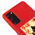 Samsung S20 FE Black Cat Smile Telefon Kılıfı - Renkli Silikon - Kırmızı