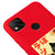 Xiaomi Redmi 9c Black Cat Smile Telefon Kılıfı - Renkli Silikon - Kırmızı