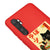 Xiaomi Mi Note 10 Lite Black Cat Smile Telefon Kılıfı - Renkli Silikon - Kırmızı
