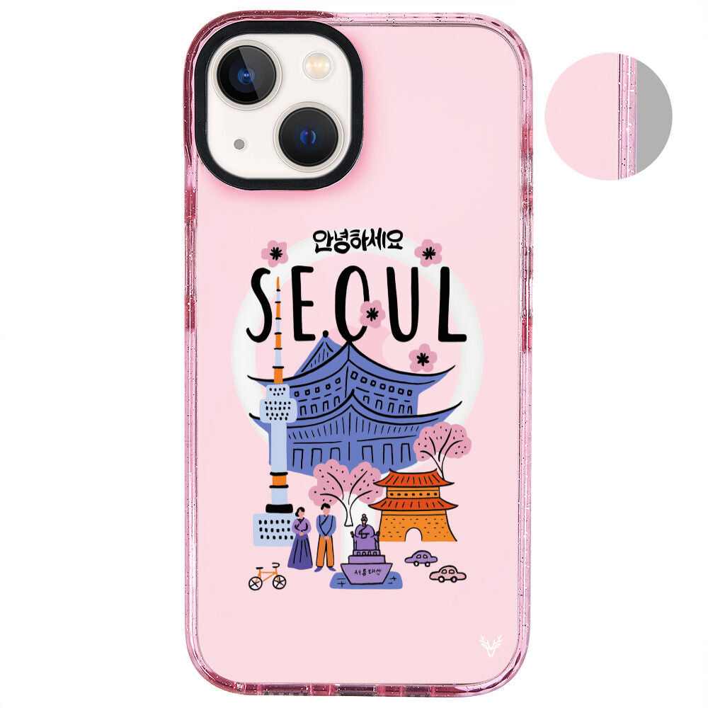 MagsafeliArtycaseSimliPembe