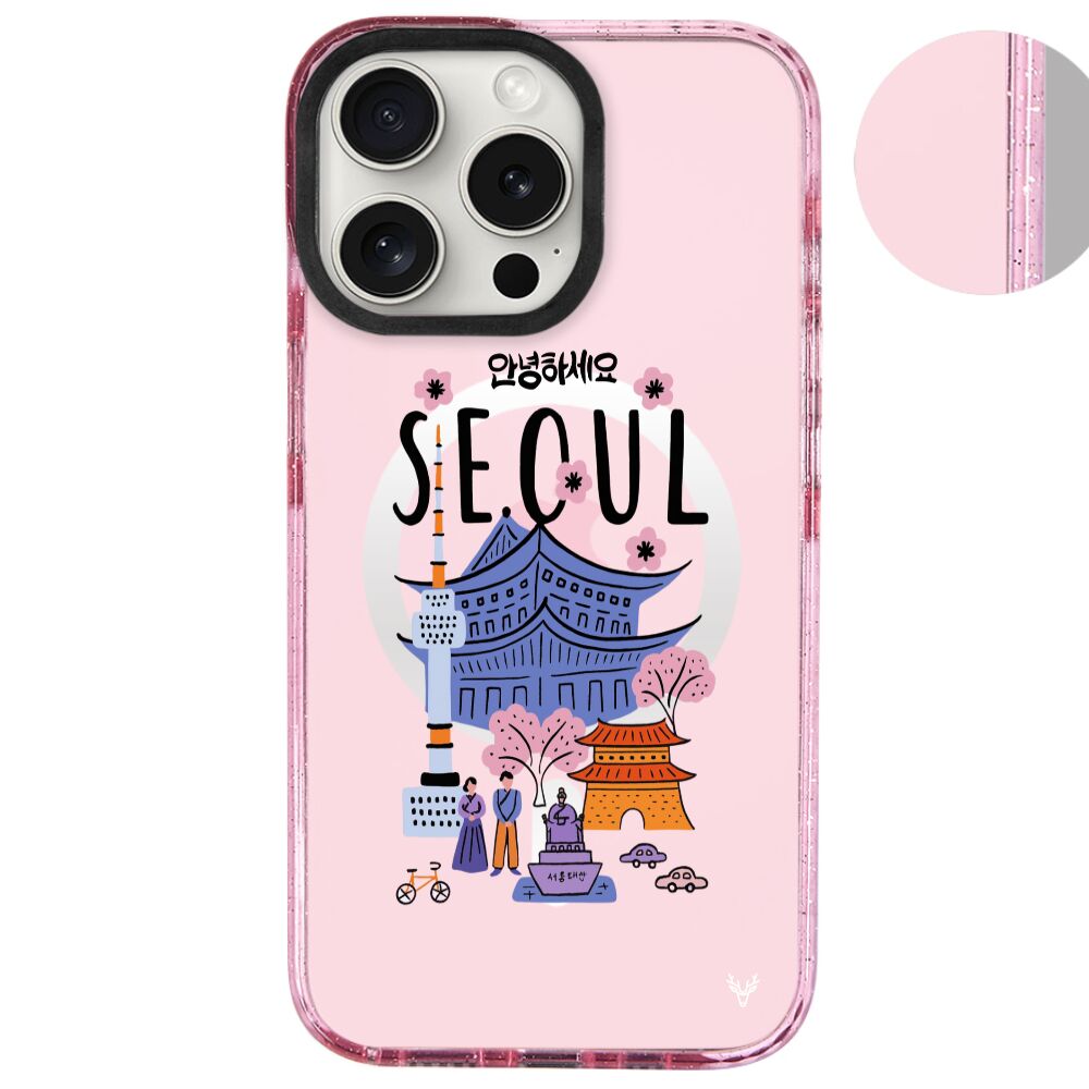 MagsafeliArtycaseSimliPembe