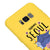 Samsung S8 Plus Seoul Telefon Kılıfı - Renkli Silikon - Sarı