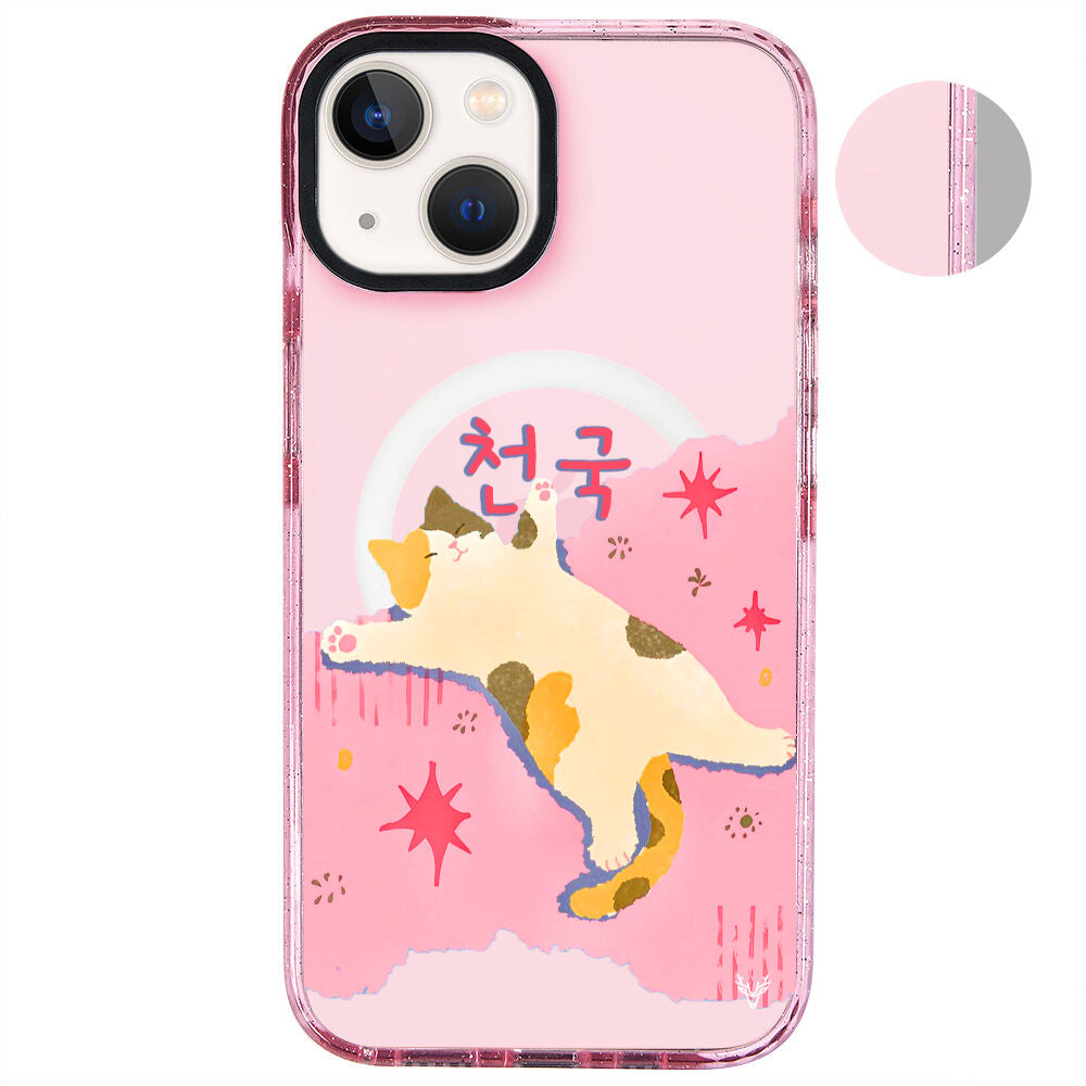 MagsafeliArtycaseSimliPembe