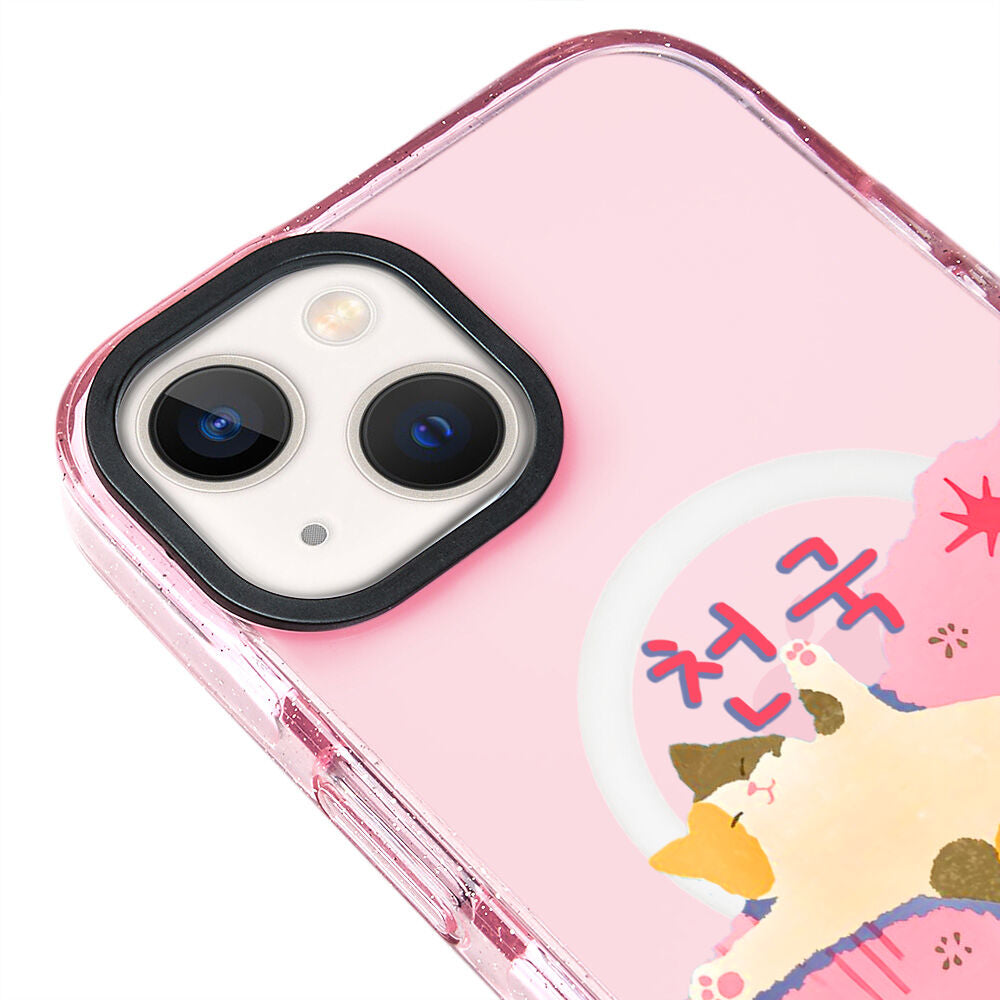 MagsafeliArtycaseSimliPembe